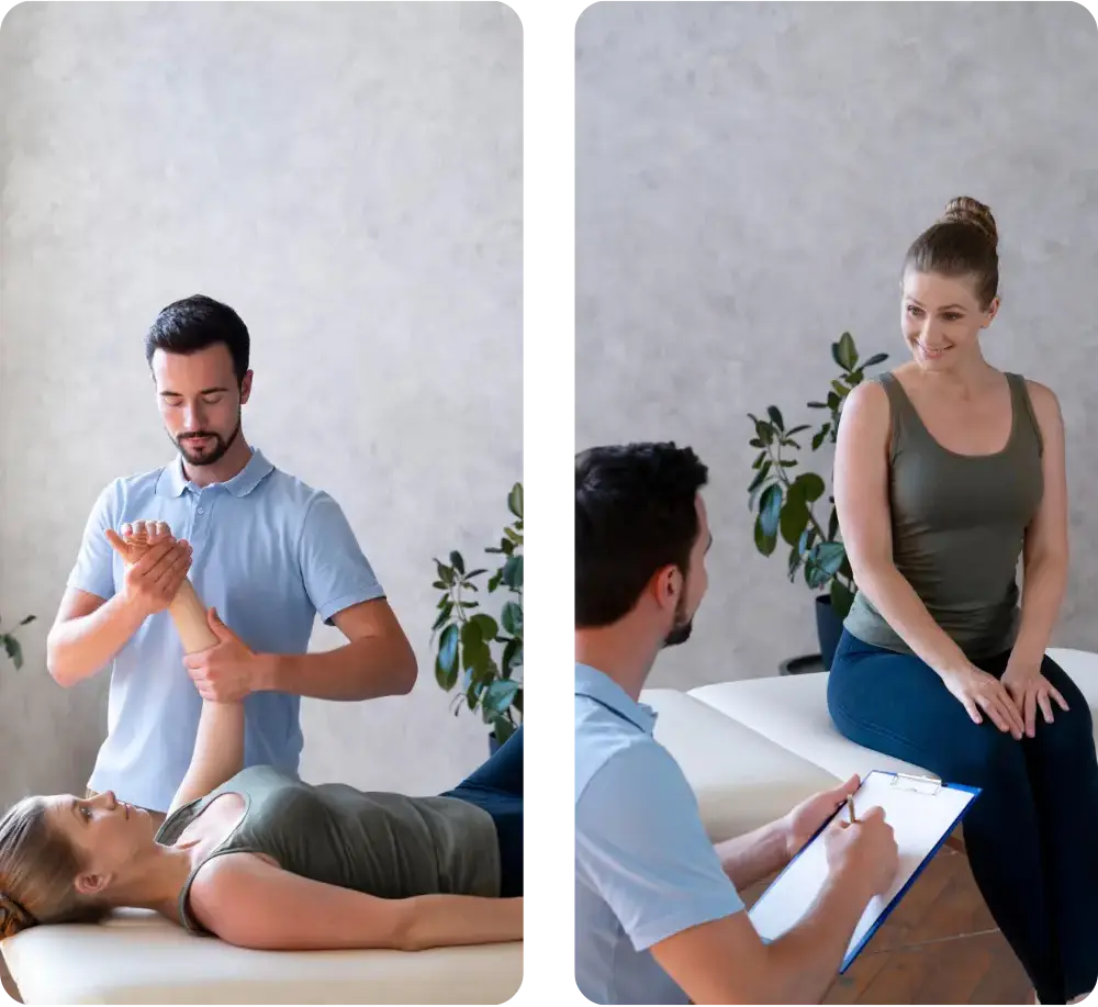 Flexibler Hausbesuch durch erfahrenen Physiotherapeuten