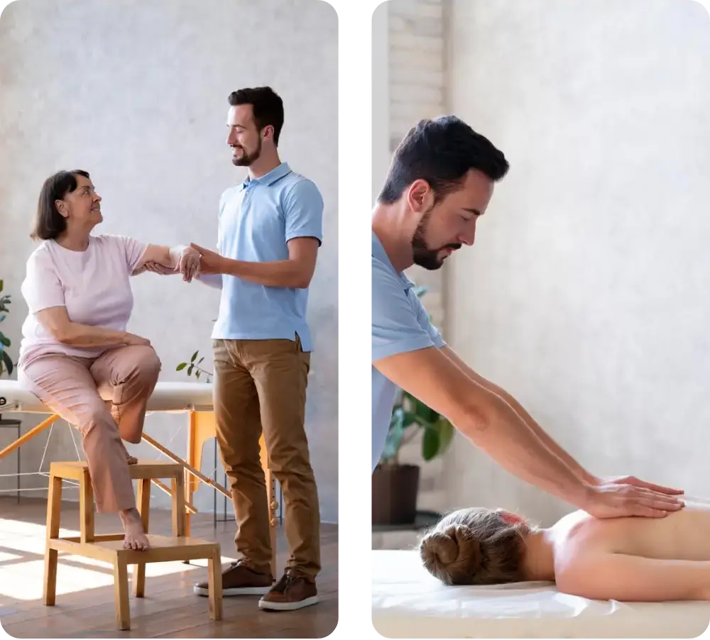 Radouan Jebiri bei Patienten Zuhause (Beratung & Massage)