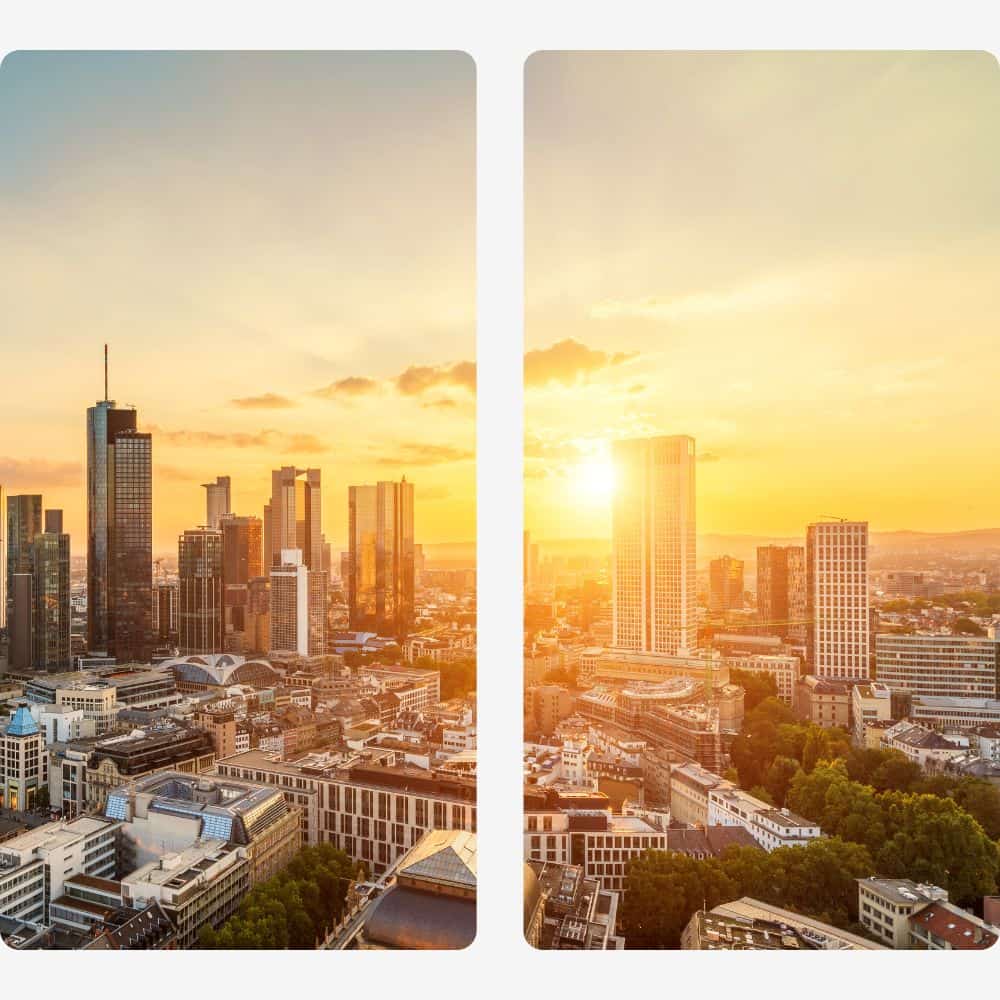 Stadtansicht von Frankfurt am Main