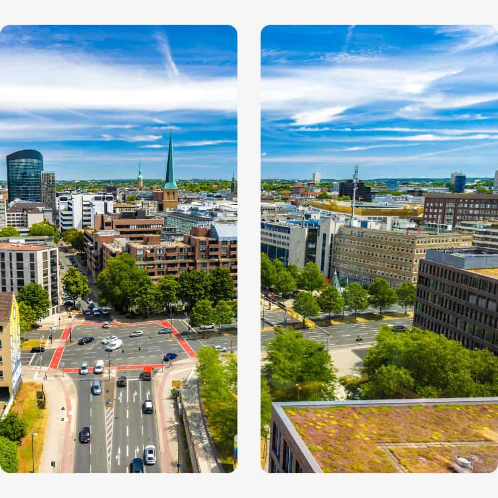 Stadtansicht von Dortmund