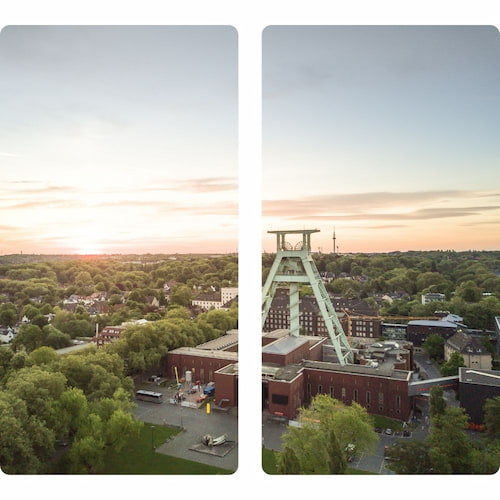 Stadtansicht Bochum von oben